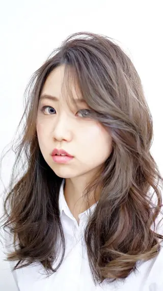 ロング カラー 森田 優也のヘアスタイル