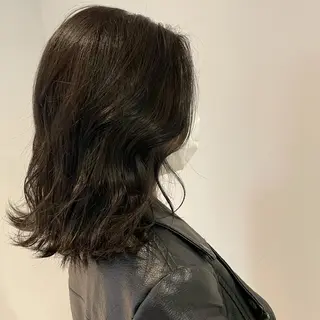 ミディアム カラー ✨️美髪✨️透明感カ ラー✨️大泉翔／店長のヘアスタイル