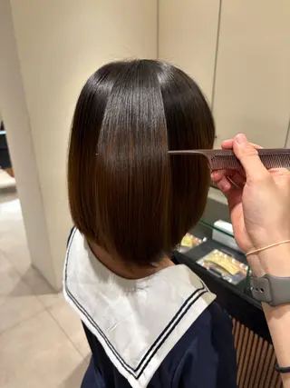ミディアム パーマ yiye shioriのヘアスタイル