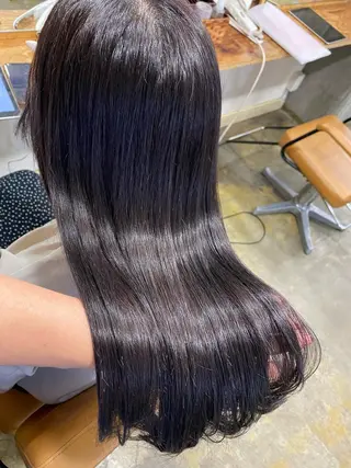ロング カラー 和歌山髪質改善 那須優太のヘアスタイル