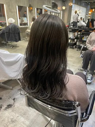 セミロング カラー パーマ ヘアアレンジ 似合わせカラー / レイヤーMADOKAのヘアスタイル