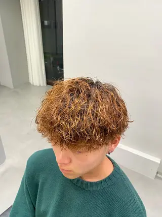 パーマ メンズ 立川メンズパーマ職人 店長/小泉文人のヘアスタイル