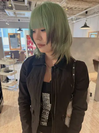 ミディアム 【⭐️レイヤーカット 髪質改善⭐️】長谷川のヘアスタイル