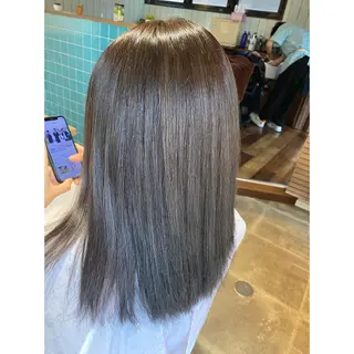 カラー 🐻結んで可愛い hair EMI🐻のヘアスタイル