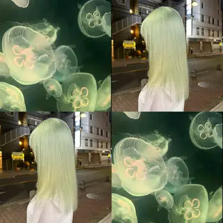 セミロング カラー 🐺派手髪∔シャギー SEKIKAWA🐺のヘアスタイル