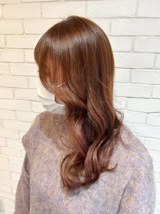 ミディアム カラーアンドケアリタ kitamuuuのヘアスタイル
