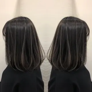 ミディアム カラー 得能 雅人のヘアスタイル