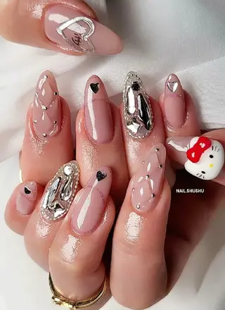 ネイル 3dパーツ/流行り 👧shushu❤️のネイルデザイン