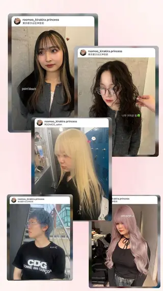 ショート カラー 韓国ボブ/ハッシュ カットKIRAのヘアスタイル