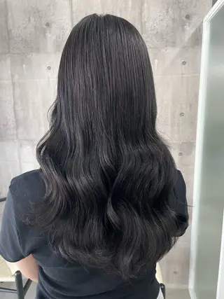 ロング カラー 松村 友里圭のヘアスタイル