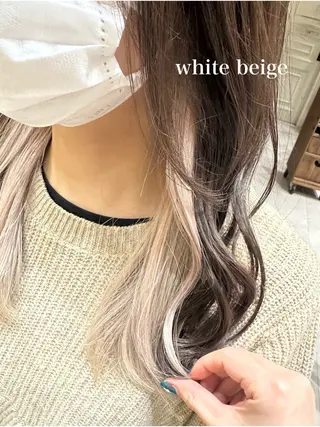 セミロング 美髪矯正/渡辺 りんのヘアスタイル