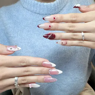 ネイル 🍄Rina🍄 韓国風ネイルのネイルデザイン