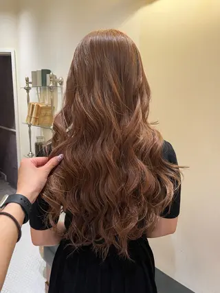 ロング カラー mana/艶カラー /酸性ストレートのヘアスタイル