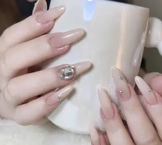 ネイル By moonネイル 🌷ワンホン/韓国風のネイルデザイン