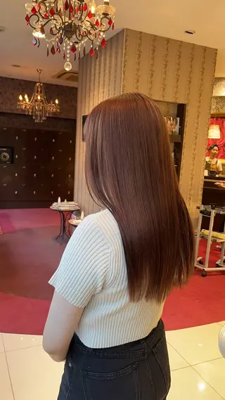 セミロング カラー 縮毛/髪質改善 上野颯太のヘアスタイル
