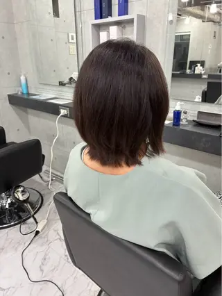 セミロング カラー Endearing 🌟銀座のヘアスタイル