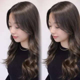 ロング カラー ヘアアレンジ 錦糸町駅前サロン🎀 髪質改善千早のヘアスタイル