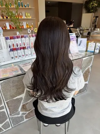 ロング 杉田 実来のヘアスタイル