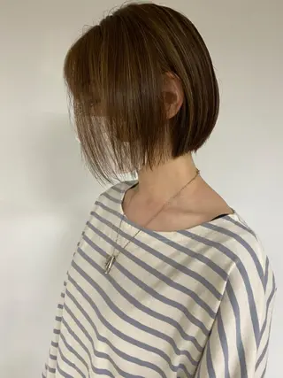 ミディアム カラー KOOKI スティードトーキョーのヘアスタイル