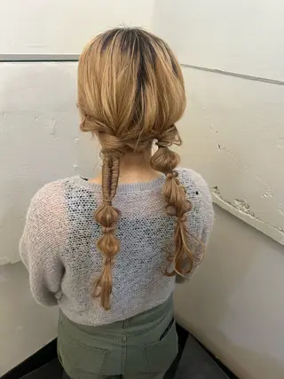 ヘアアレンジ 韓国ヘアー🇰🇷 MIWAのヘアスタイル