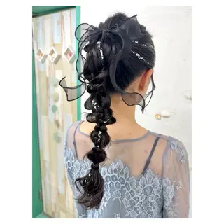 ヘアアレンジ ヘアセット/六本木/ Tomomiのヘアスタイル