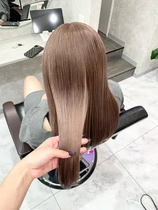 セミロング 🦋ハイトーン🦋 石山 希理🦋のヘアスタイル