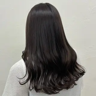セミロング 結べるレイヤーカット /カラー/あさかのヘアスタイル