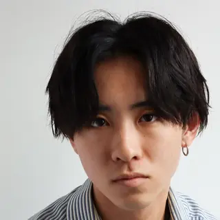 メンズ フェザーパーマ/ 曲がる矯正/酒井壮大のヘアスタイル