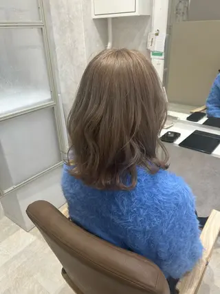 ミディアム カラー 💙まこと💙艶 カラー(Rico)のヘアスタイル