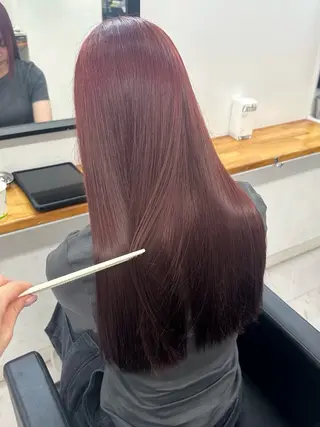 ロング カラー ヘアセット🎀透明感 カラーHiROEのヘアスタイル