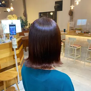ミディアム カラー 大西 未来のヘアスタイル