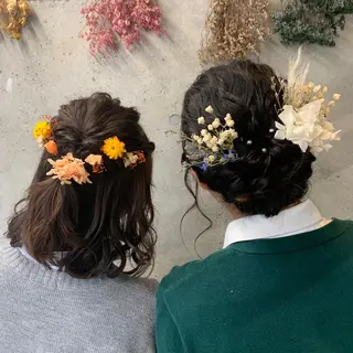ヘアアレンジ にった みずきのヘアスタイル