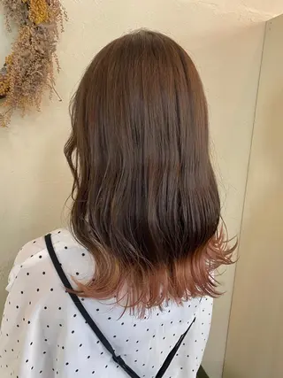 ロング カラー ENIF ヤマグチアツコのヘアスタイル
