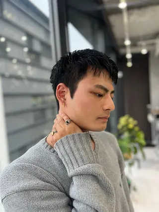 メンズ SALOWIN栄 高須大貴のヘアスタイル