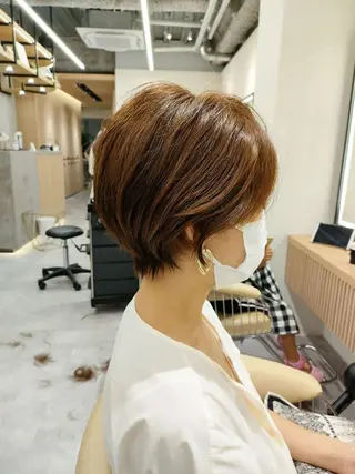 ショート 【似合わせ・レイヤー ・パーマ】海気のヘアスタイル