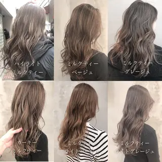 ミディアム カラー 韓国ヘア 店長NEGIのヘアスタイル