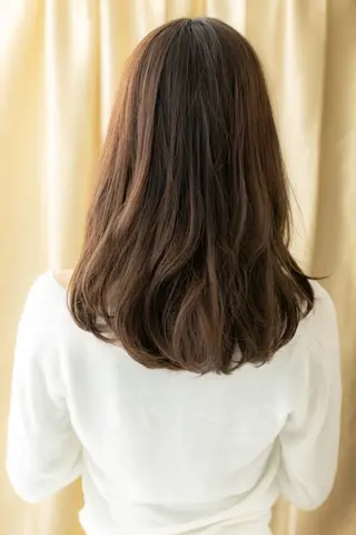 ロング カラー パーマ クセ毛解決💠艶髪 縮毛矯正💠棚村竜太のヘアスタイル