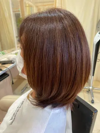 ミディアム 🩵波巻き／ツイスパ HARU💎のヘアスタイル