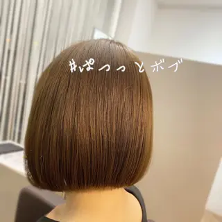 ショート カラー ネイル マツエク・マツパ ボブ、縮毛矯正👑 心斎橋/高城涼也のヘアスタイル