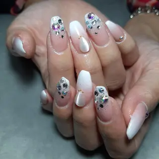 ネイル セミロング ネイリスト やましたのネイルデザイン