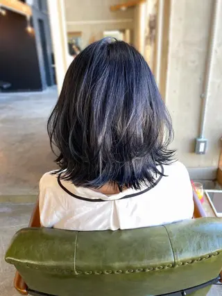 ミディアム カラー 🗻飯田誠也🗻 カットカラー得意のヘアスタイル