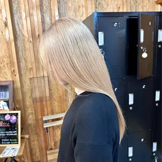 ロング 🍀ブリーチ屋さん/ ダブルカラー・あずみのヘアスタイル