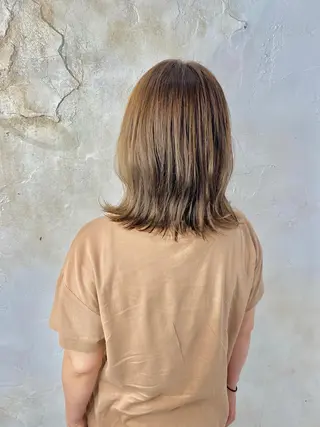ミディアム カラー Reir_吉祥寺 バンレイカのヘアスタイル