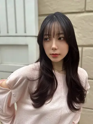 ロング 髪質改善✨艶髪✨ レイヤーカット 田畑のヘアスタイル
