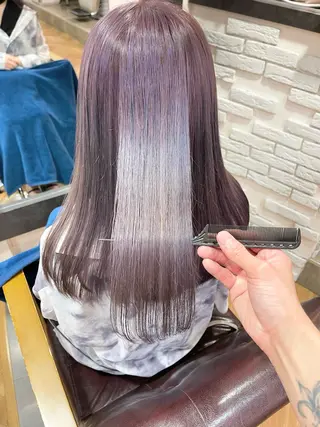 ロング 髪質改善＆艶カラー Zina💋池袋のヘアスタイル