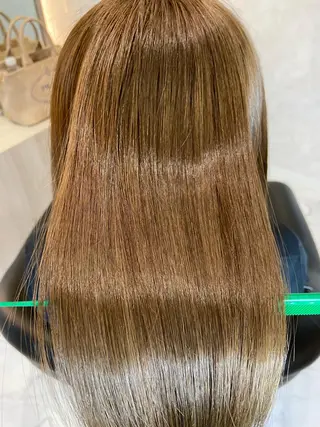 ロング ツバサ 髪質改善のヘアスタイル