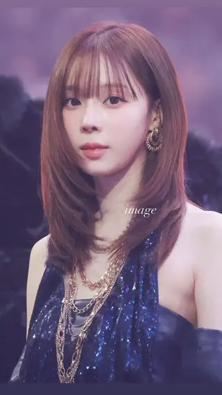 ミディアム ワンホン韓国風レイヤ ー/表参道/みづきのヘアスタイル