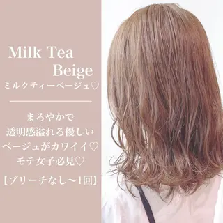 ミディアム 🩶透髪×モテ髪🩶 池袋SHE🏹🩶のヘアスタイル
