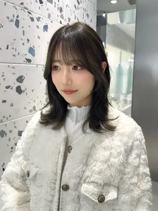 ミディアム カラー 矢野 晃平のヘアスタイル