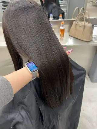 カラー ニュアンスカラー🫧 🎀森伶奈/髪質改善のヘアスタイル